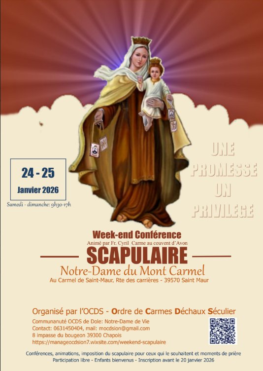 scapulaire Saint Maur